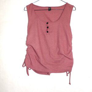 Shein Sleeveless Pink Top Women's Size Large